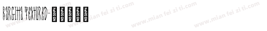 Bargitta Textured字体转换